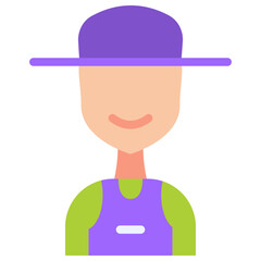 farmer flat icon