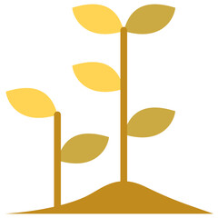 plant flat icon