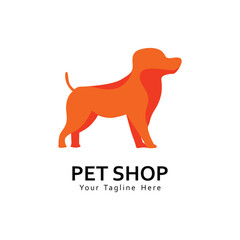 Pet shop vector logo