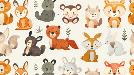 Various animal patterns.