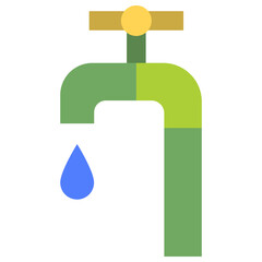 faucet flat icon