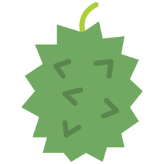 durian flat icon