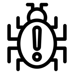 infection line icon vector illustration isolated on white background