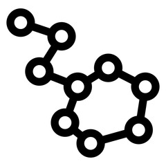 astrology line icon vector illustration isolated on white background