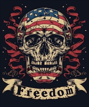 Naklejki Black background of tee design illustration, clean vector lines, design idea