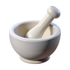 Ceramic mortar and pestle are essential kitchen tools for grinding herbs and spices