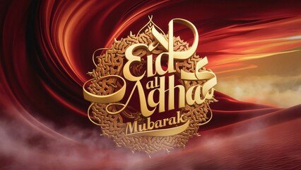 Eid Al Adha banner Design for facebook Generative Ai