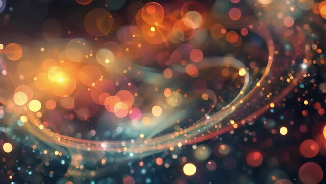 Mesmerizing animation of particle orbits within a superposition creating a wavelike pattern.