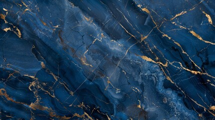 Fototapeta premium Blue Marble color marble luxury, with gold streaks, website background 