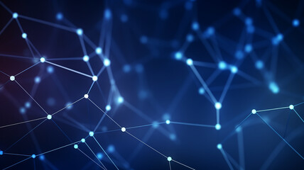 Obraz premium Abstract neural pattern background