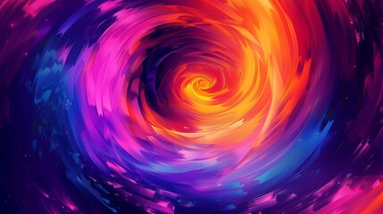 Obraz premium vibrant art background with swirl