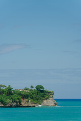 Coastal Cliffside Overlooking Blue Ocean