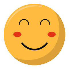 World Emoji Day Icon. with Cartoon Design. Isolated on White Background. Vector Illustration.