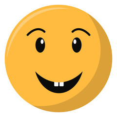 World Emoji Day Icon. with Cartoon Design. Isolated on White Background. Vector Illustration.