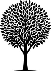 Obraz premium Boxwood Tree icon 17