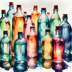 Bottle Very Fresh illustration Design