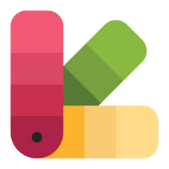 color palette icon for illustration