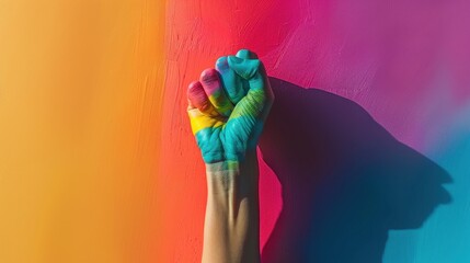 Obraz premium Pride Month and the fight for human rights.