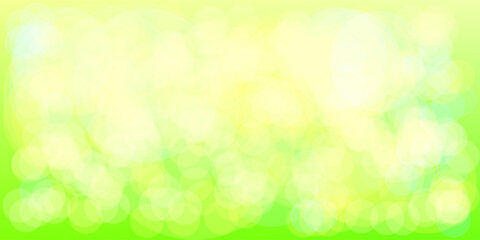 green bokeh gradient background with light reflection