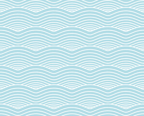 Seamless background with wave pattern