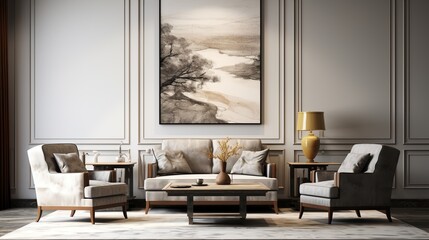 Fototapeta premium modern living room