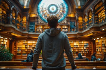 college student in library professional photographycollege student in library professional photography