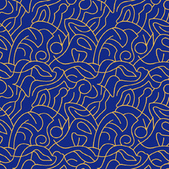 seamless pattern with waves