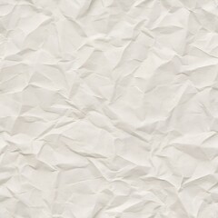 Obraz premium Timeless Elegance: Seamless White Crumpled Paper Background