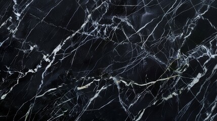 Nero Marquina color marble luxury, with silver streaks, website background 