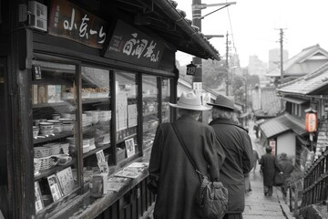 Fototapeta premium relationship of old couple in love professional photography