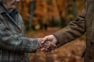 relationship of old couple in love professional photography