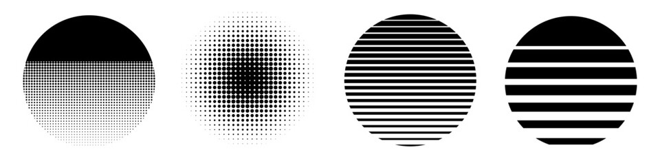 Vintage retro sun emblem circle. Vector logo design sunrise sunset.