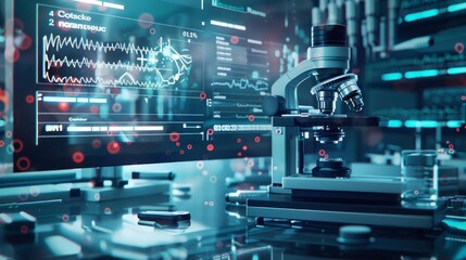 Fototapeta premium A detailed look at laboratory medicine techniques that revolutionize patient care