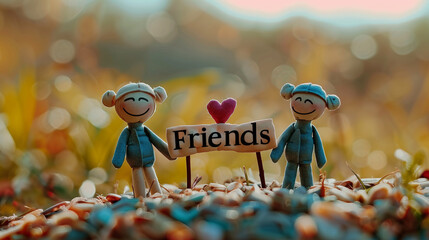 Friendship day bff best friend forever love relationship with written text Friends