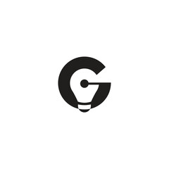 Letter G Lamps modern logo design 