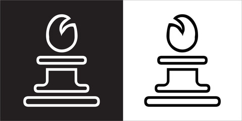 IIlustration Vector graphics of Chess icon