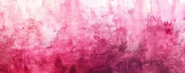 Obraz premium Abstract pink watercolor background with vibrant gradients, blending shades of red and white for artistic texture and creativity.