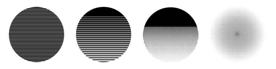 Retro sun vector design logo. Old vintage sun circle sunrise sunset.