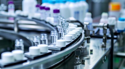 Fototapeta premium Pharmaceutical Products Inspection for Quality Control