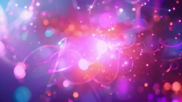 A closeup view of the strong electrical charge of charm quarks which play a crucial role in the stability and properties of mesons.