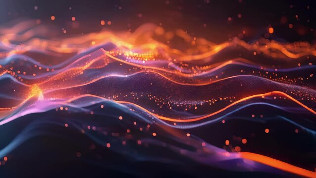 An abstract depiction of the three lepton generations as distinct layers with particles moving between them.
