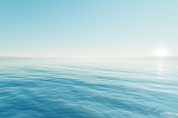 Smooth gradient background transitioning from light blue to white, evoking tranquility