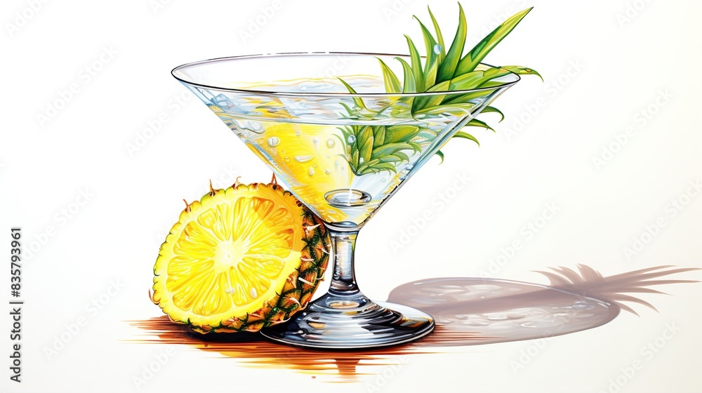 Canvas Prints cocktail with lemon