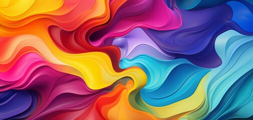 Obraz premium Watercolor image of colored for celebrate Pride Month_background_LGBTQBG9524