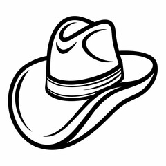 cowboy hat illustration