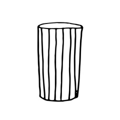 Hand Drawn Tea Cup Outline