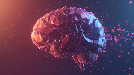 Computer generated image of a human brain