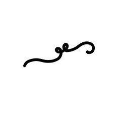 Line Art Hand Drawn Divider Border