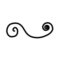 Line Art Hand Drawn Divider Border