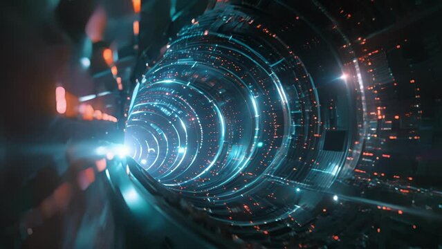 An underground laboratory where scientists are studying the intricate architecture of spacetime at the Planck length.